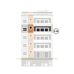 3. bis 10. Etage